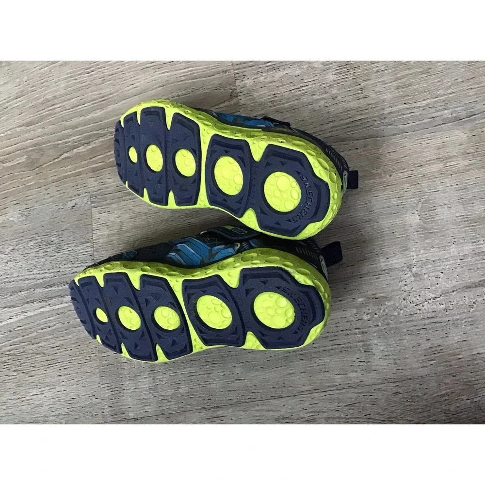 Skechers Cosmic Foam-PORTAL X 97502L Blue Shoes Youth Boys Size 2